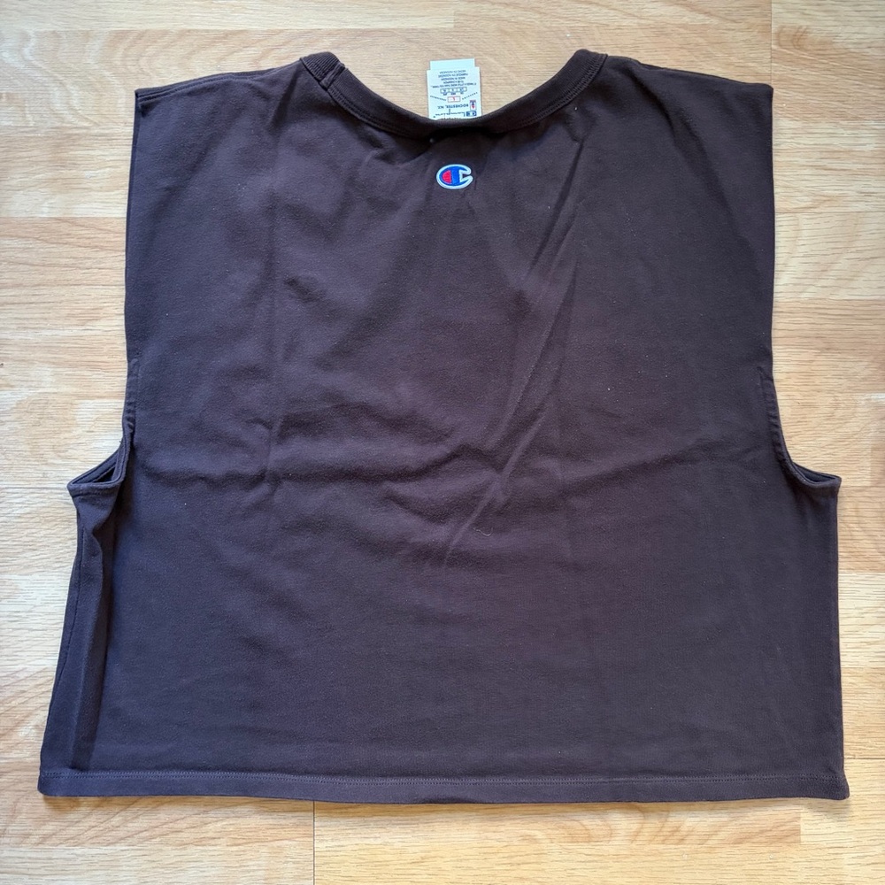 Champion Dark Brown Muscle Tee - Picture 4 of 5